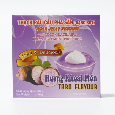 Agar Jelly Pudding 140g  Taro Flavor