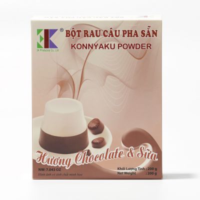 Bột Rau Câu Pha Sẵn Hương Chocolate & Sữa