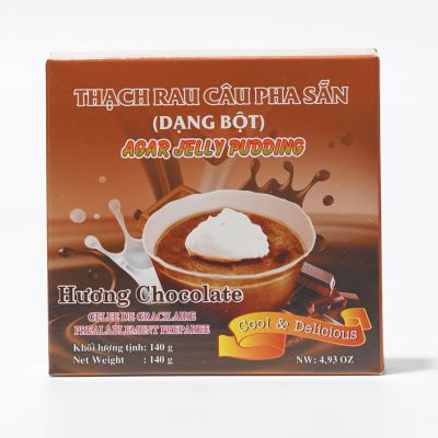 Thạch Rau Câu Pha Sẵn Hương Chocola 140g