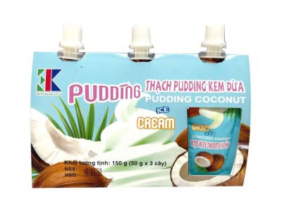 Thạch Pudding Kem Dừa